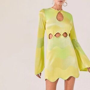 Alexis Chiara Cut Out Mini Dress